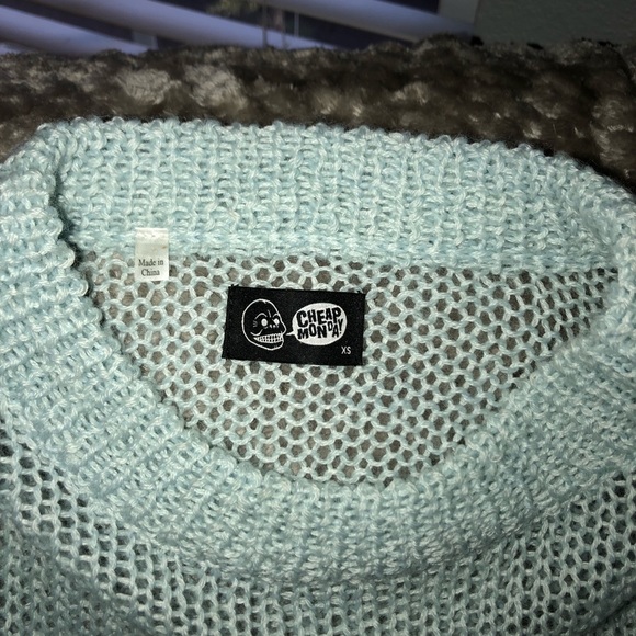 Cheap Monday long sleeve sweater with side slits - Picture 4 of 6